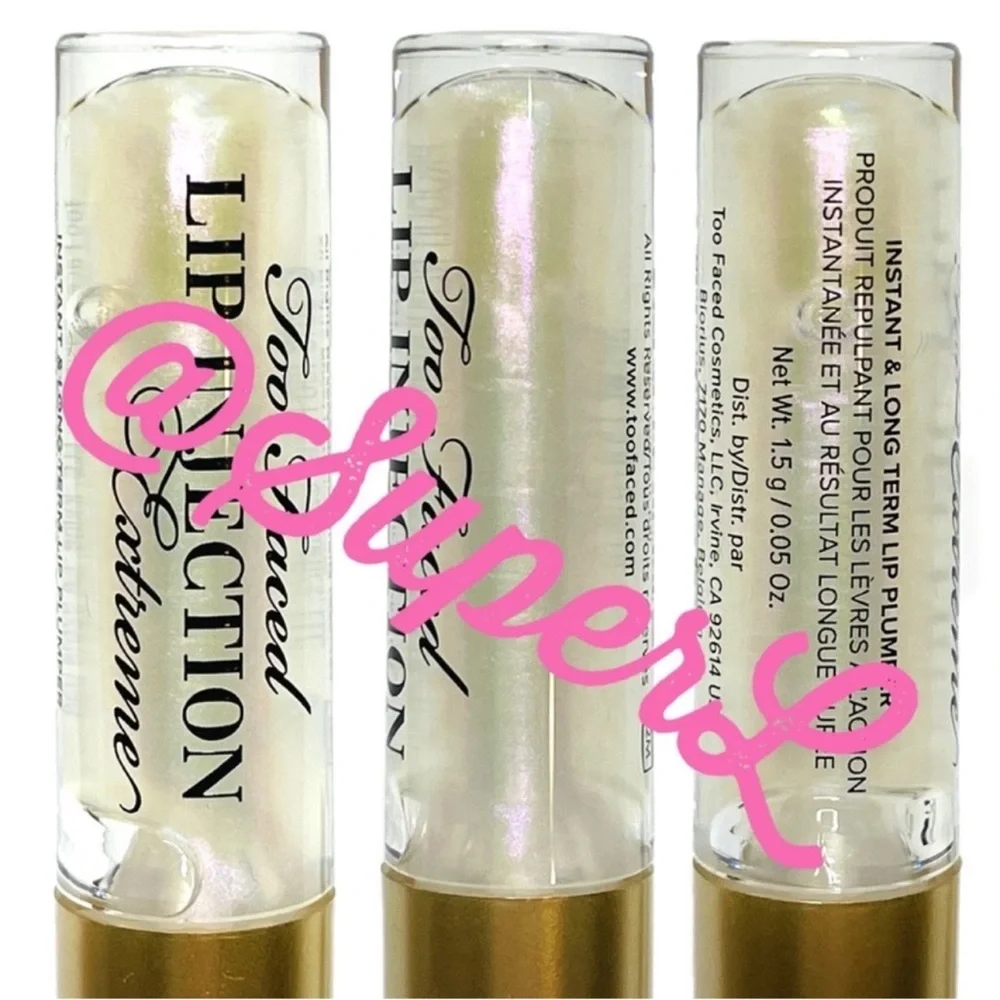 2/$15 NEW Too Faced Lip Injection Extreme Lip Plumper Lipgloss Lipstick Gloss - Picture 4 of 8